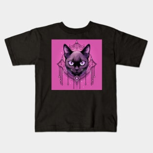 Siamese Pink Theme Kids T-Shirt